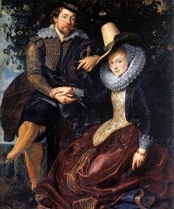 Love in Art depicted by Honeysuckle Bower