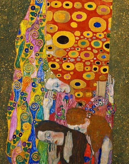 pregnant women in art, gustav klimt paintings