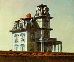 House by the Railroad by Edward Hopper