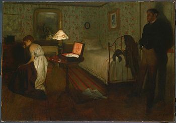 Interior by Edgar Degas