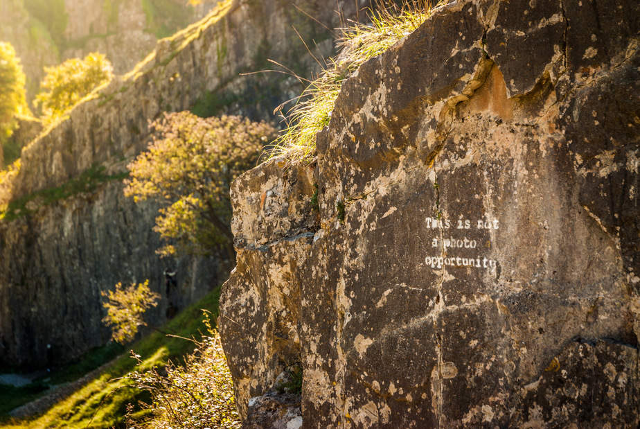 This Is Not A Photo Opportunity – Cheddar Gorge, Somerset