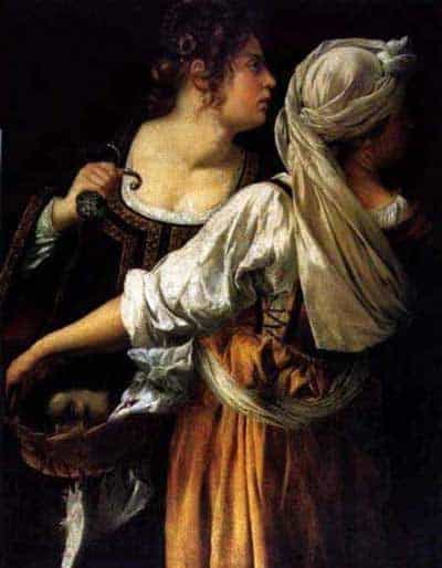Judith and her Maidservant by Artemisia Gentileschi