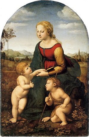 La belle jardinière by Raphael