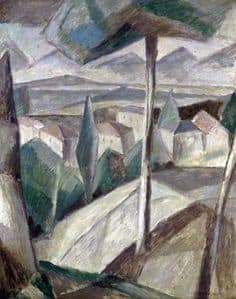 Cubism art depicted by La Femme aux Phlox