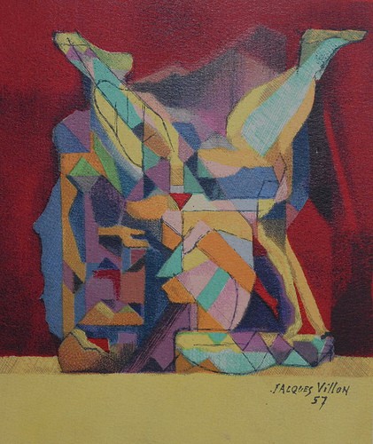 la lutte by Jacques Villon
