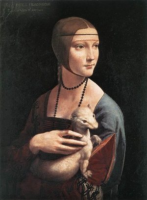 Lady with an Ermine by Leonardo Da Vinci