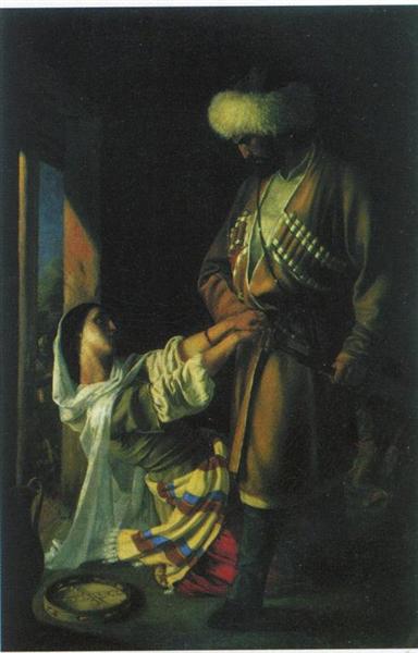 leila and khaji - abrek by nikolai ge