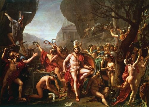Leonidas at Thermopylae by Jacques Louis David