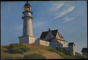 Lighthouse at Two Lights by Edward Hopper