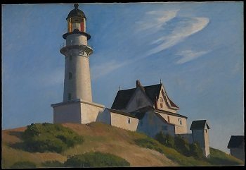Lighthouse at Two Lights by Edward Hopper