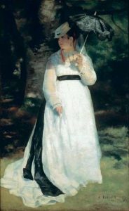 Realism art depicted by Lise with a Parasol