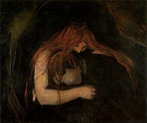 Love and Pain by Edvard Munch