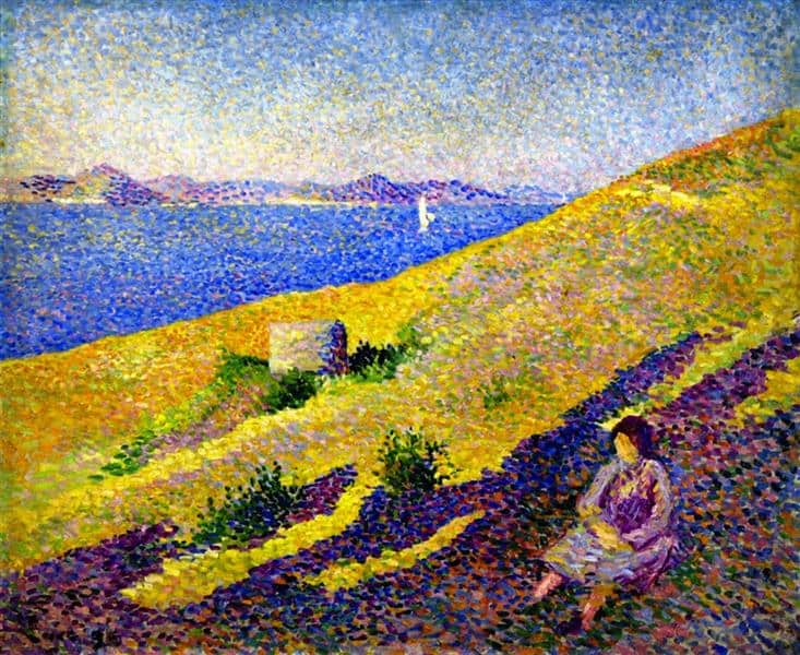 citadel coast by maximilien luce