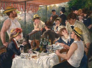 Luncheon of the Boating Party Painting Pierre Auguste Renoir.