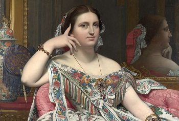 Beauty in Art depicted by Madame Moitessier