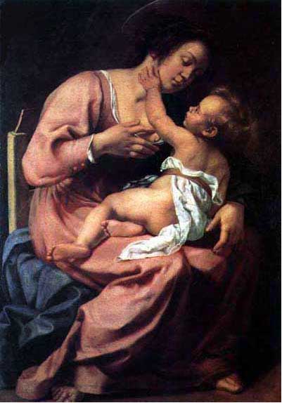 Madonna and Child by Artemisia Gentileschi