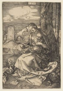Madonna and Child with a Pear by Albrecht Dürer