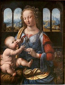 Madonna of the Carnation by Leonardo Da Vinci