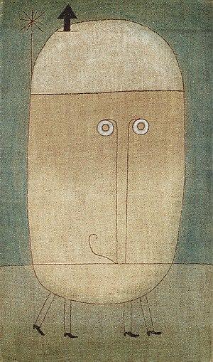 Mask of Fear by paul klee