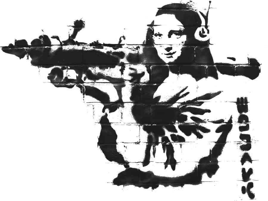 Mona Lisa with Rocket Launcher – London