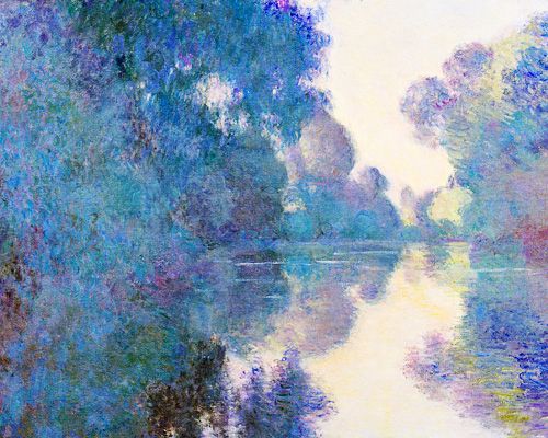 Nature in Art depicted by Morning on the Seine near Giverny
