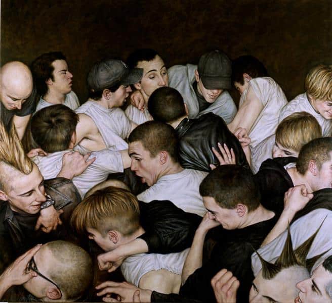mosh pit by dan witz