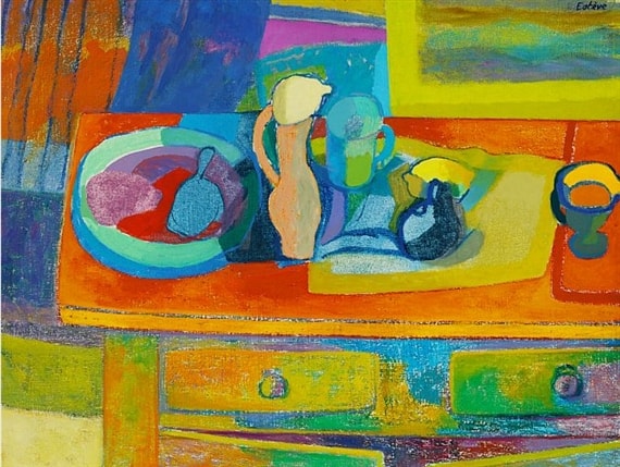 nature morte au pichet by maurice esteve