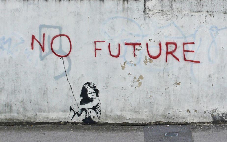No Future By Banksy
