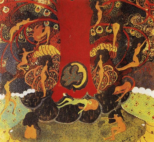 oak and dryads by kazimir malevich