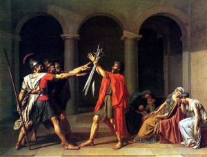 Oath of the Horatii – Jacques-Louis David