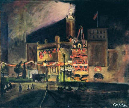 Old Madison Square Garden and Democrats by Alexander Calder