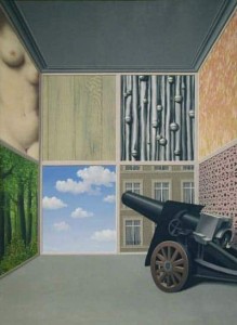 On the Threshold of Liberty Painting by Rene Magritte.