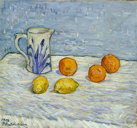 oranges by pyotr konchalovsky