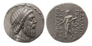 Parthian art - Coin of Mithradates I