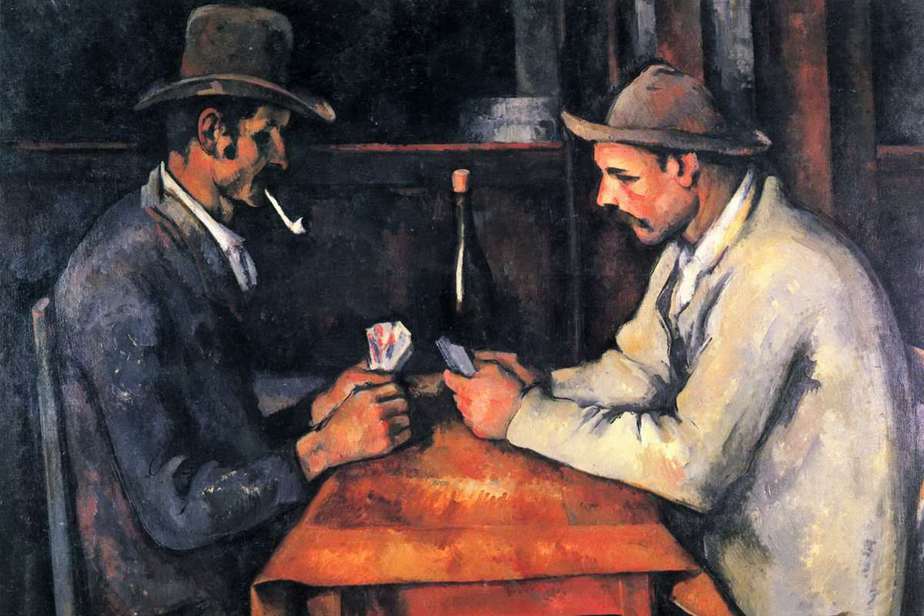 The Card Players Impressionism artworks