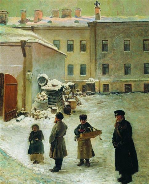 petersburg patio by konstantin makovsky