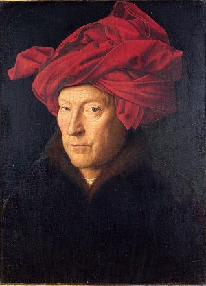 Famous Renaissance painting Portrait of a Man by Jan van Eyck