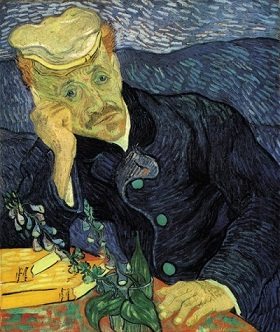 Portrait of Dr. Gachet by Vincent Van Gogh
