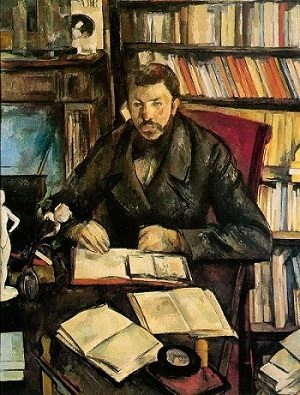 Portrait of Gustave Geffroy by Paul Cezanne