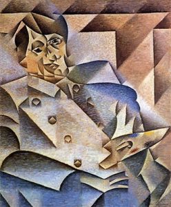 Cubism art depicted by Portrait of Pablo Picasso