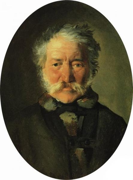 portrait of piotr zabela by nikolai ge