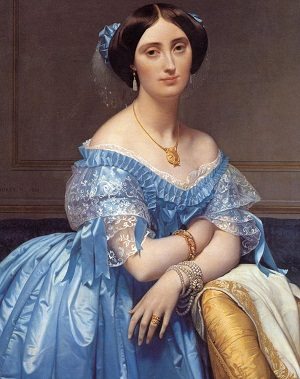Beauty in Art depicted by Portrait of Princesse de Broglie