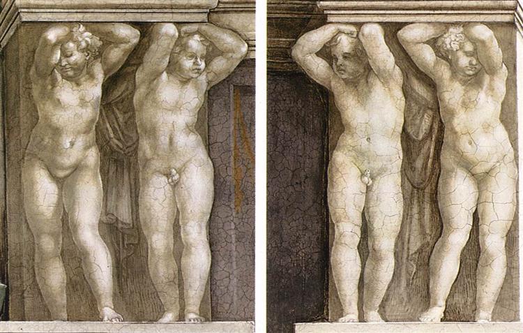 putti by michelangelo