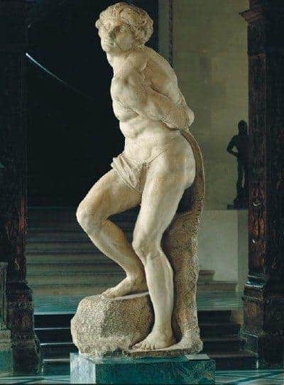 Rebellious Slave by Michelangelo