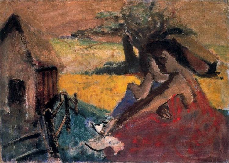 rural scene by mark rothko