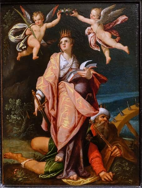 saint catherine by bartholomeus spranger