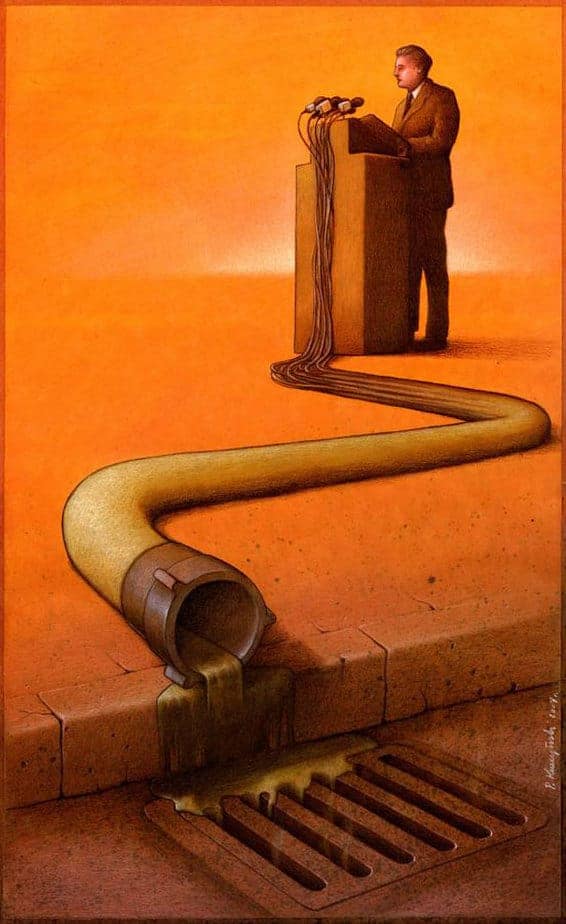 famous paintings satire