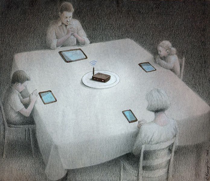 famous paintings satire