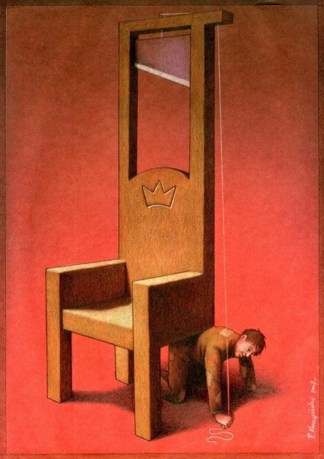 famous paintings satire