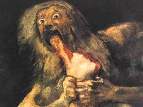 Saturn Devouring His Son black paintings goya